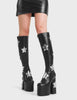 Comet Platform Knee High Boots