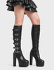 Direct Platform Knee High Boots