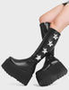 Extraterrestrial Platform Knee High Boots