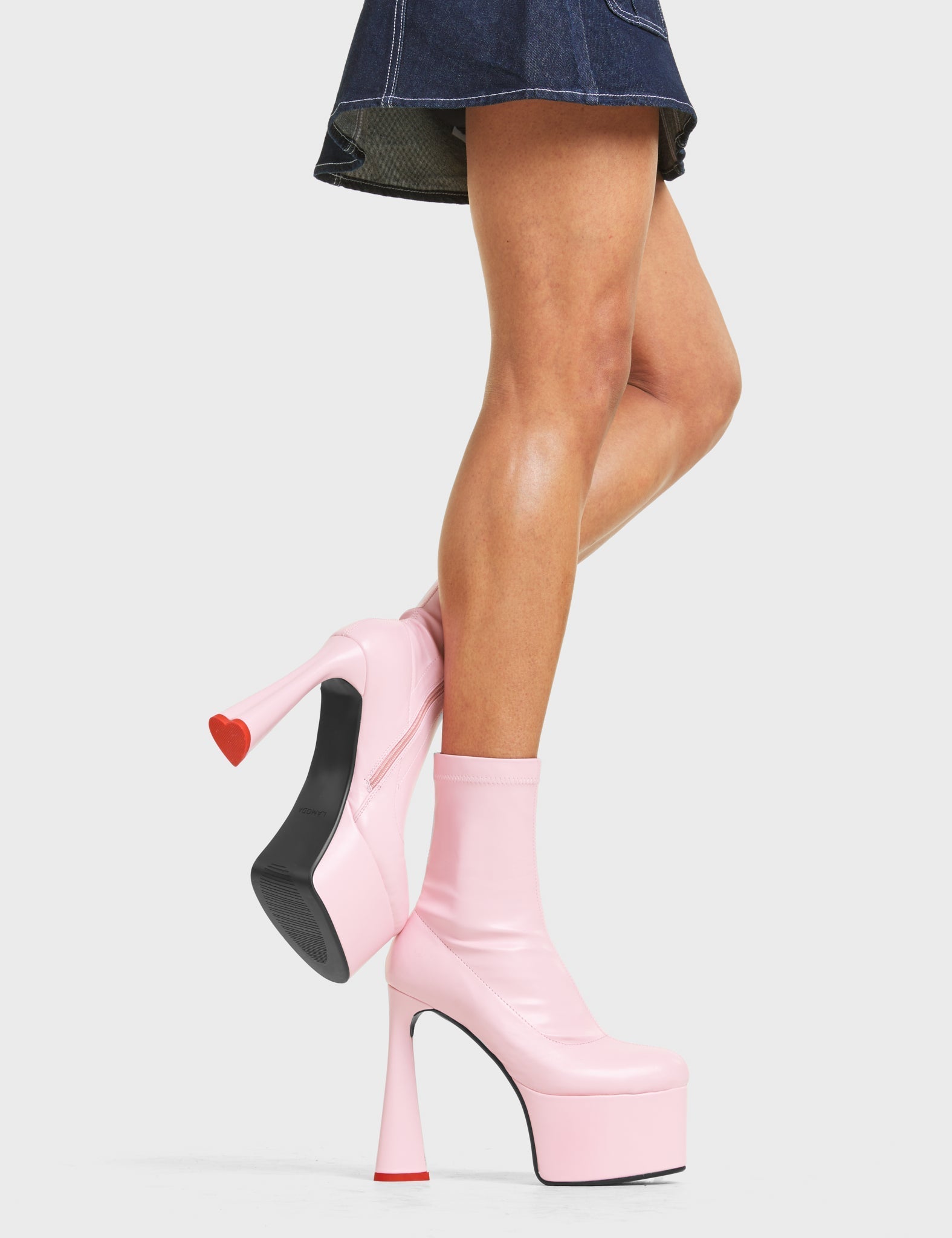 Addicted Platform Ankle Boots – LAMODA AUS - Main Image