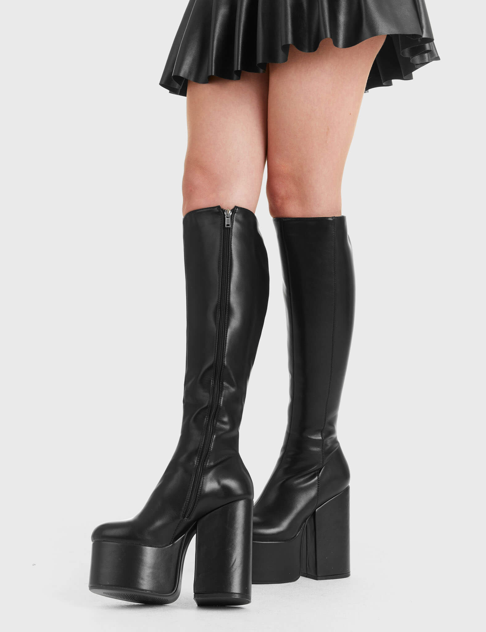 Concert Platform Knee High Boots – LAMODA AUS