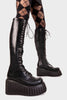 Important Chunky Creeper Platform Knee High Boots