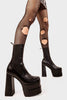 Marine Platform Ankle Boots
