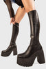 Miracle Aligner Platform Knee High Boots
