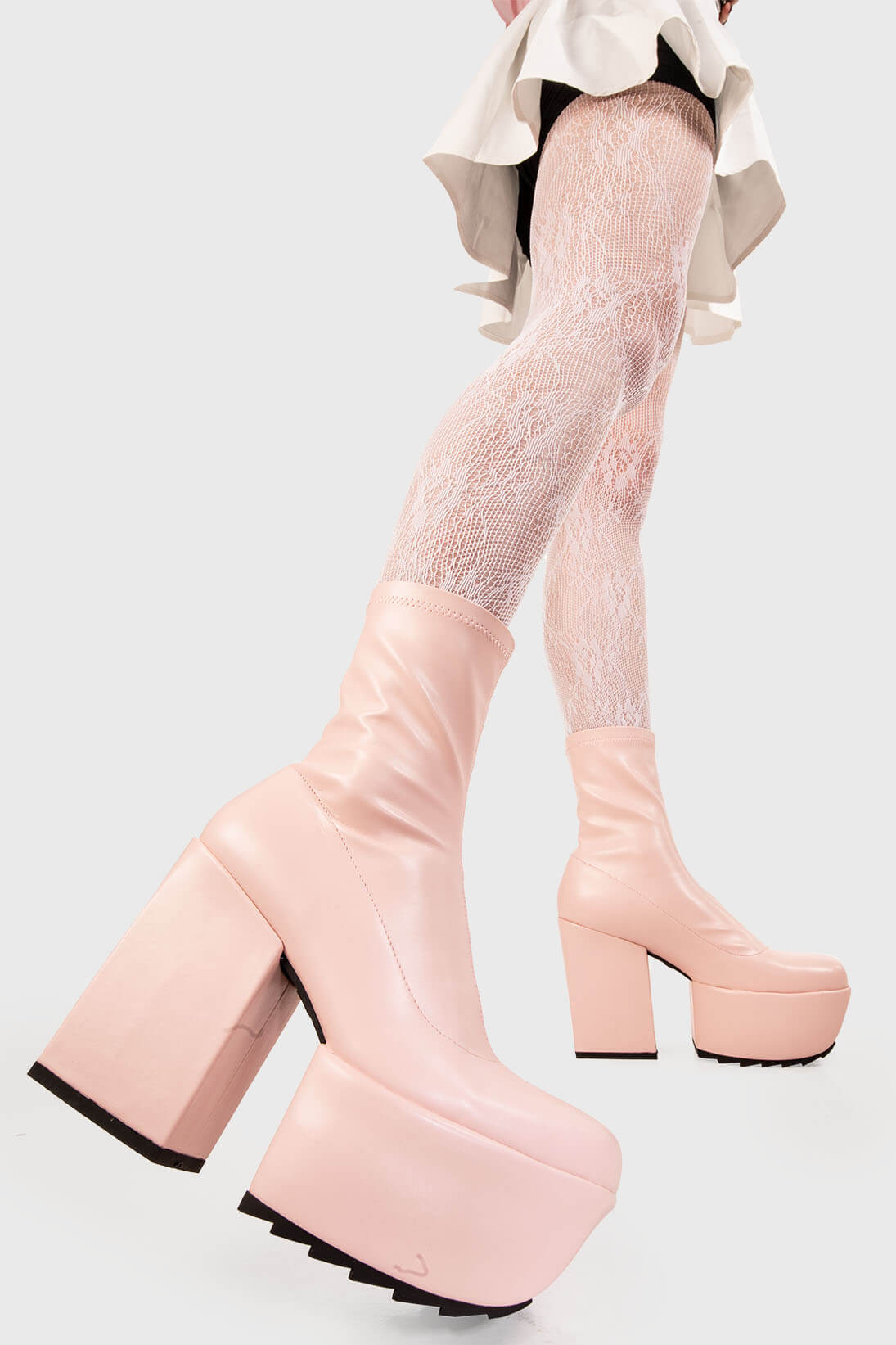 Ankle Boots Pink Platforms Boots Betts Platform Boots Betts PANAMA