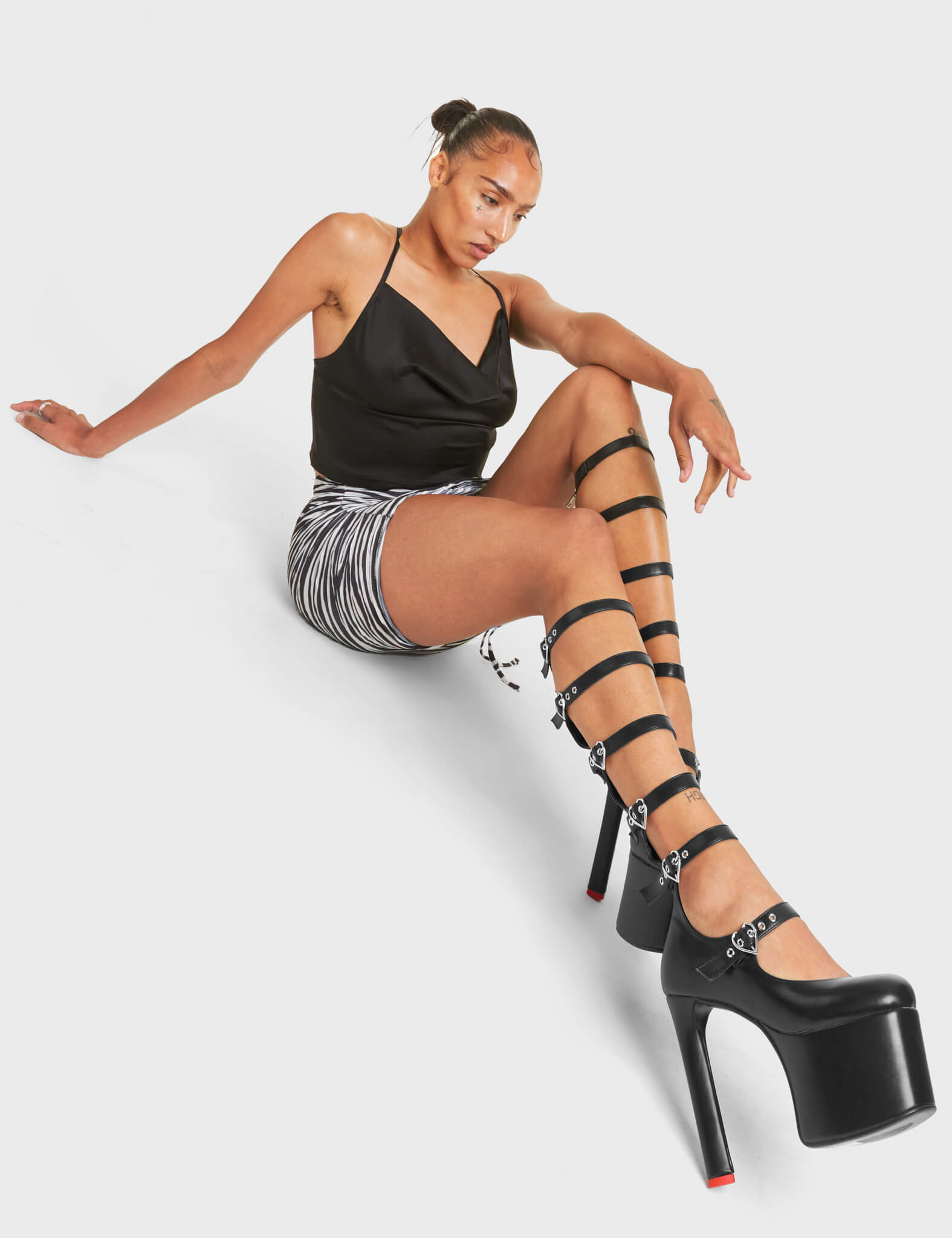 Still Reigning Platform Knee High Boots – LAMODA AUS
